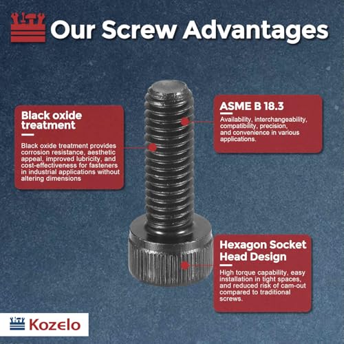 25pcs Socket Head Cap Screws - [M6-1 x 30mm] Alloy Steel Black Oxide Grade 12.9 Internal Hex Screw for 3D Printer Furniture Industrial Use, Black - size: M6-1x30mm