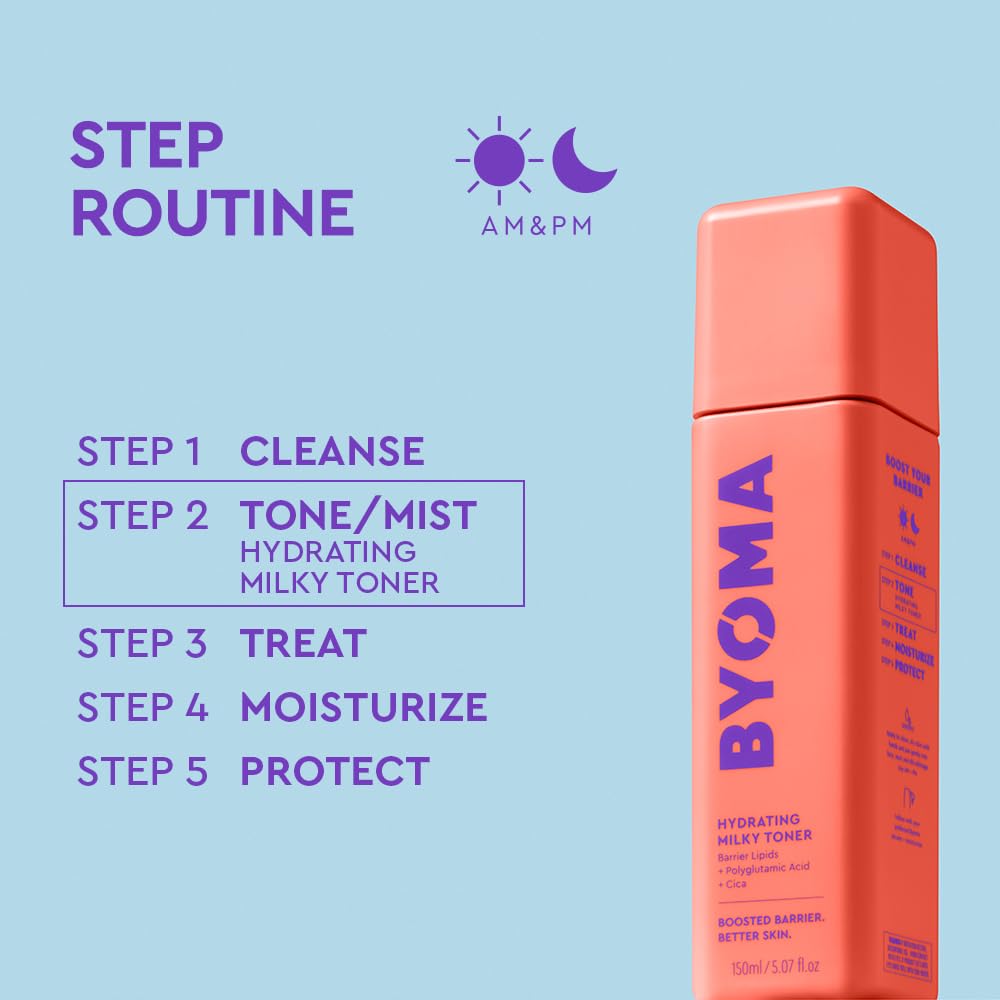 BYOMA Milky Toner - Hydrating Face Toner, Moisturizing, Korean Skincare