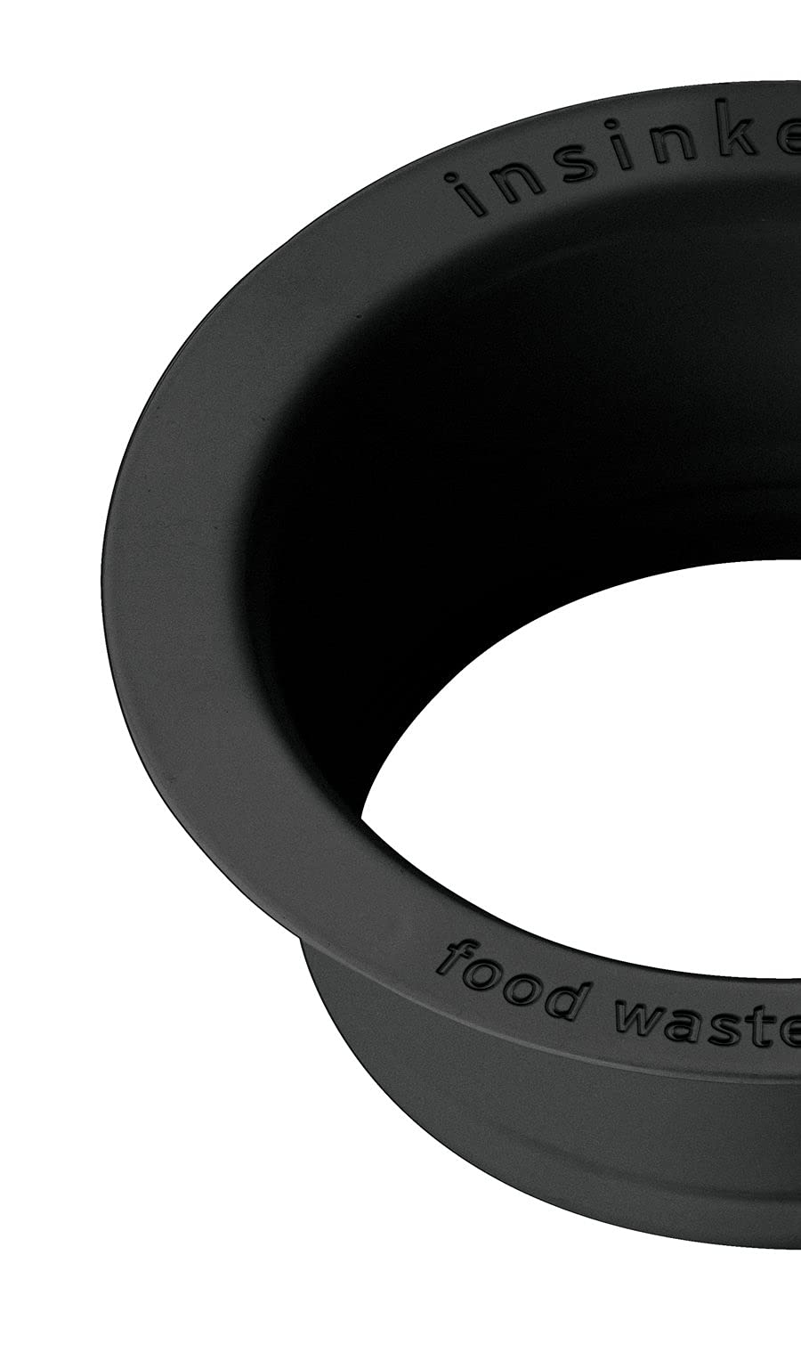 InSinkErator Sink Flange, Matte Black, FLG-MTBLK