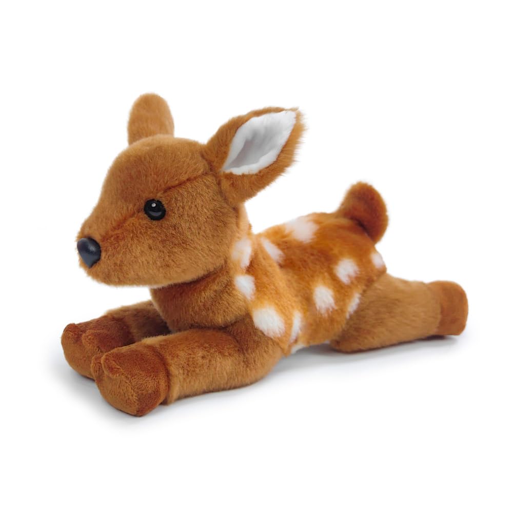 Hideekoog Deer Stuffed Animal for Kids,8 inch Realistic Animal Plush Toy,Plush Gift for Boys Girls Birthday (S-Deer)