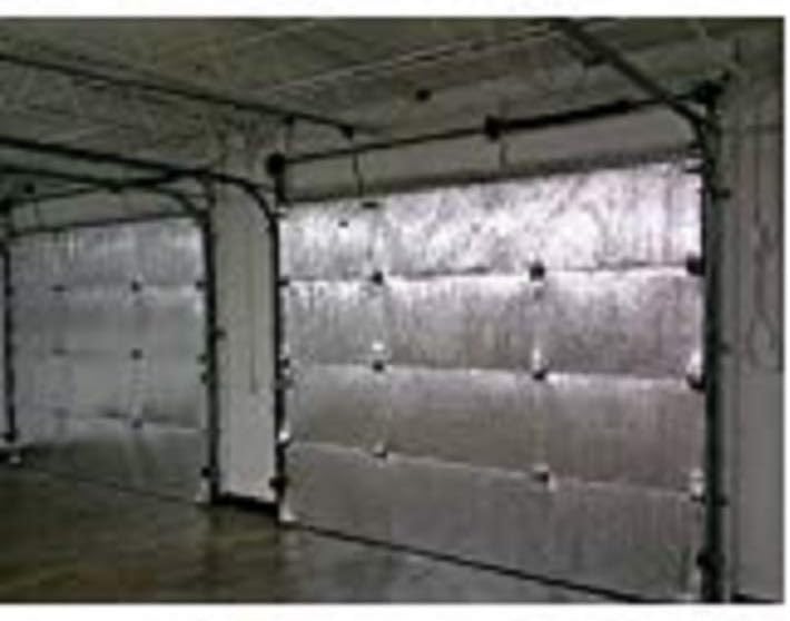 White Reflective Foam Core 2 Car Garage Door Insulation Kit 16FT x 8FT R Value 8.0 Made in USA New & Improved Heavy Duty Double Sided Tape (Also FITS 16X7) (One Pack)