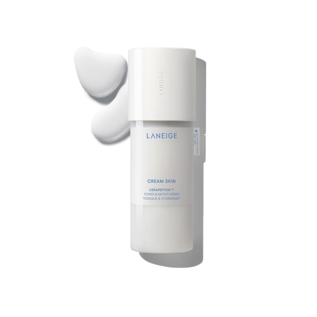 LANEIGE Cream Skin Face Hydrating Milky Toner: Lightweight Refillable Korean Toner & Moisturizer with Ceramides & Peptides for Soothing Hydration & Barrier Support | Korean Skin Care, 170 ml