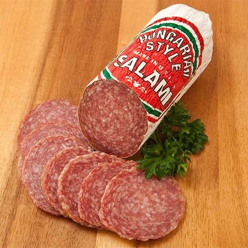 Sibiu, Csabai, Teli Salami, Hungarian and Romanian, Pork and Paprika Brand Dry Aged Sausages, Pack of 3, Gourmet Gift