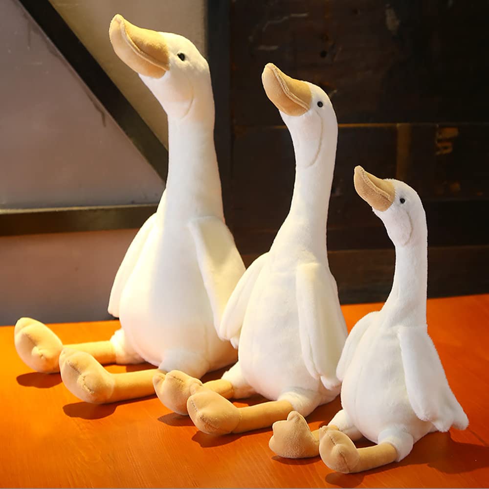 NatureMan 19.7" Swan Stuffed Animal, Cute Soft Goose Toy Plushie Pillow Doll ThrowHugging Cushion Birthday Gifts - Perfect Companion for Kids, Babies, Toddlers
