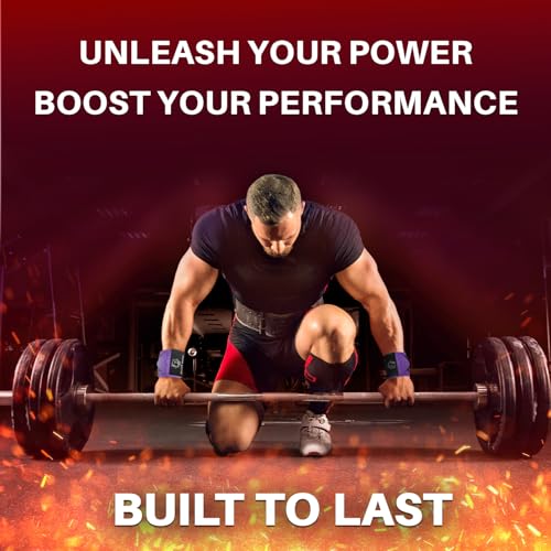 TECEUM Elastic Cotton Weightlifting Wrist Wraps with Thumb Loops, 1 Pair - color: Black and Red, style: 18" – Queen of Lifts