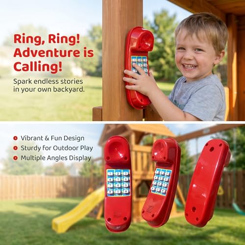 Swing Set Toy Phone with Number Keys for Kids