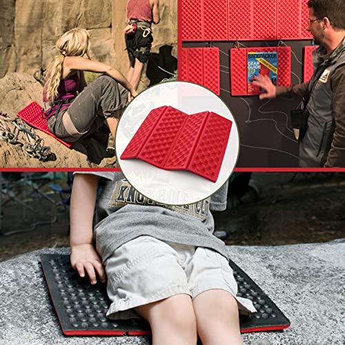 AceCamp 3940 Portable Lightweight Mini Waterproof Folding Mat, Foam Sitting Pad for Outdoor Activities, Foldable Kneeling and Seat Cushion for Comfort, Red - style: Green 1pc