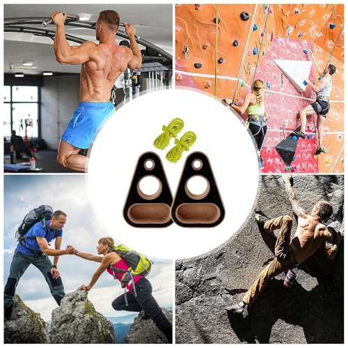 Climbing Fingerboard Small Wood Portable Workout Equipment | Pull-Up Training Fingerboard for Enthusiasts Trainers Women Men Adults Athletes Beginners Professionals Players Apartment
