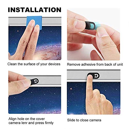 Metal Webcam Cover Slide, Shutter Magnet Slider Camera Cover for Web Cam iPhone PC Laptops Tablet Phone Lens Protect Privacy Sticker (Rose gold-2pcs) - size: Rose gold-2pcs