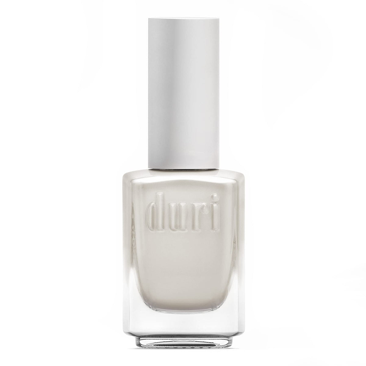 Duri 218 I Do Nail Polish, White Metallic Shimmer, Semi Sheer Coverage, Fast Drying, 0.45 Fl Oz