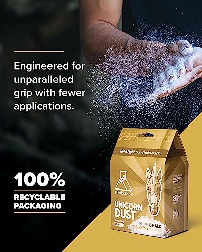 Friction Labs Premium Loose Climbing Chalk | High-Performance Hand Chalk with Superior Grip for Bouldering, Climbing, Long Lasting & Skin Friendly Powdered Chalk - size: 2.5 oz/70.8 g - Loose Chalk, style: Fine Texture - Unicorn Dust