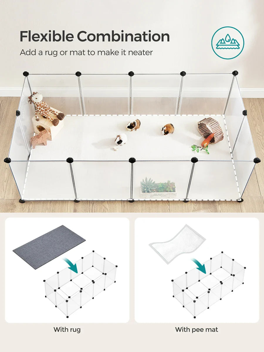 SONGMICS Pet Playpen With Floor