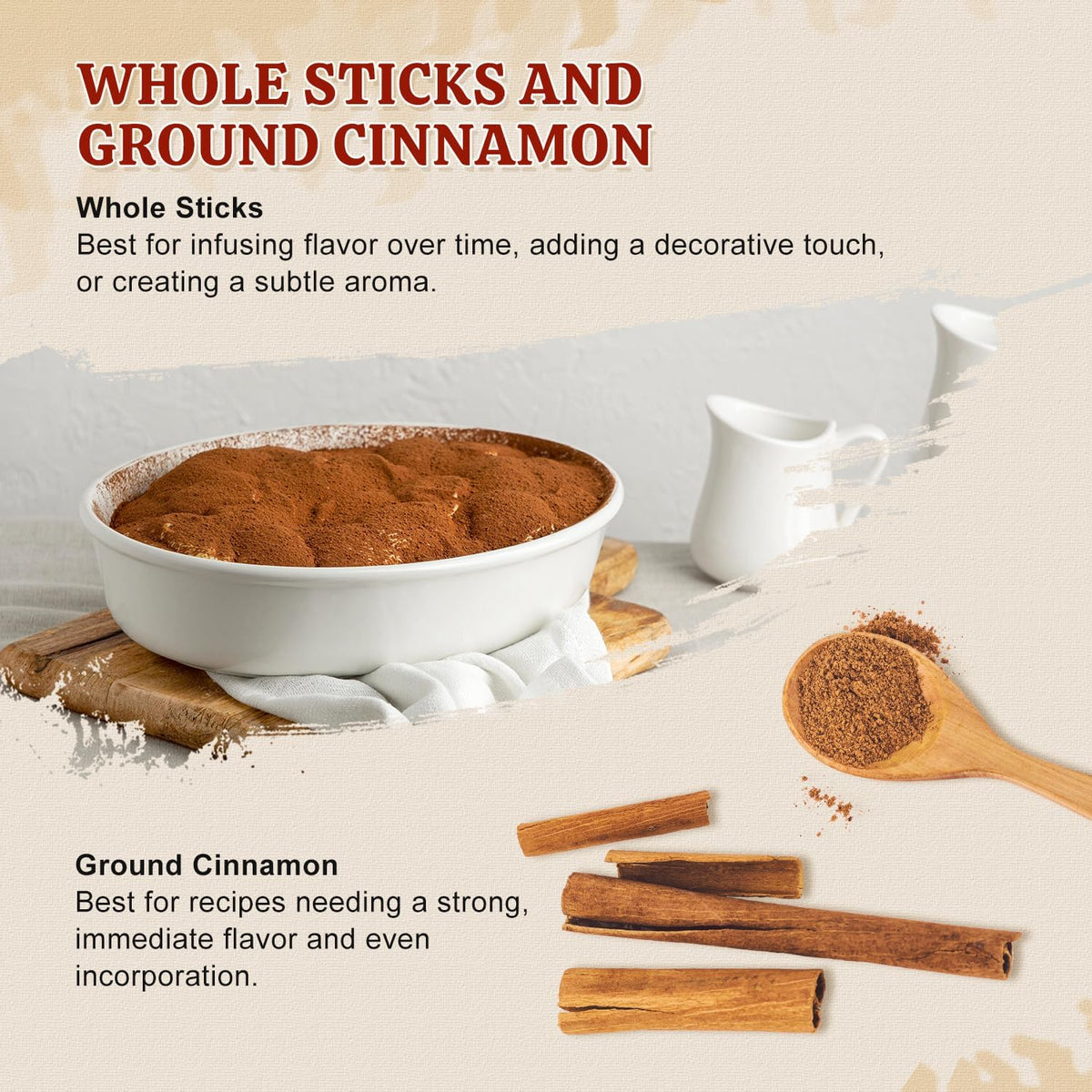 52USA Organic Cinnamon Sticks 2-Pack – Whole, Raw, USDA & Kosher Certified