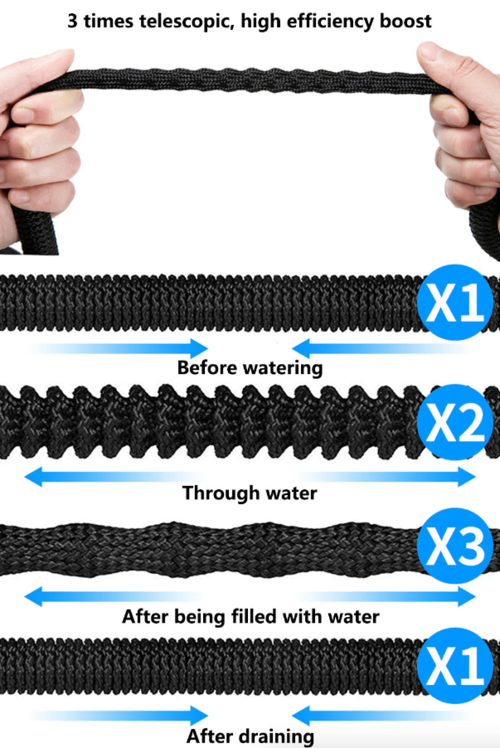 Deluxe Expandable Flexible Garden Hose