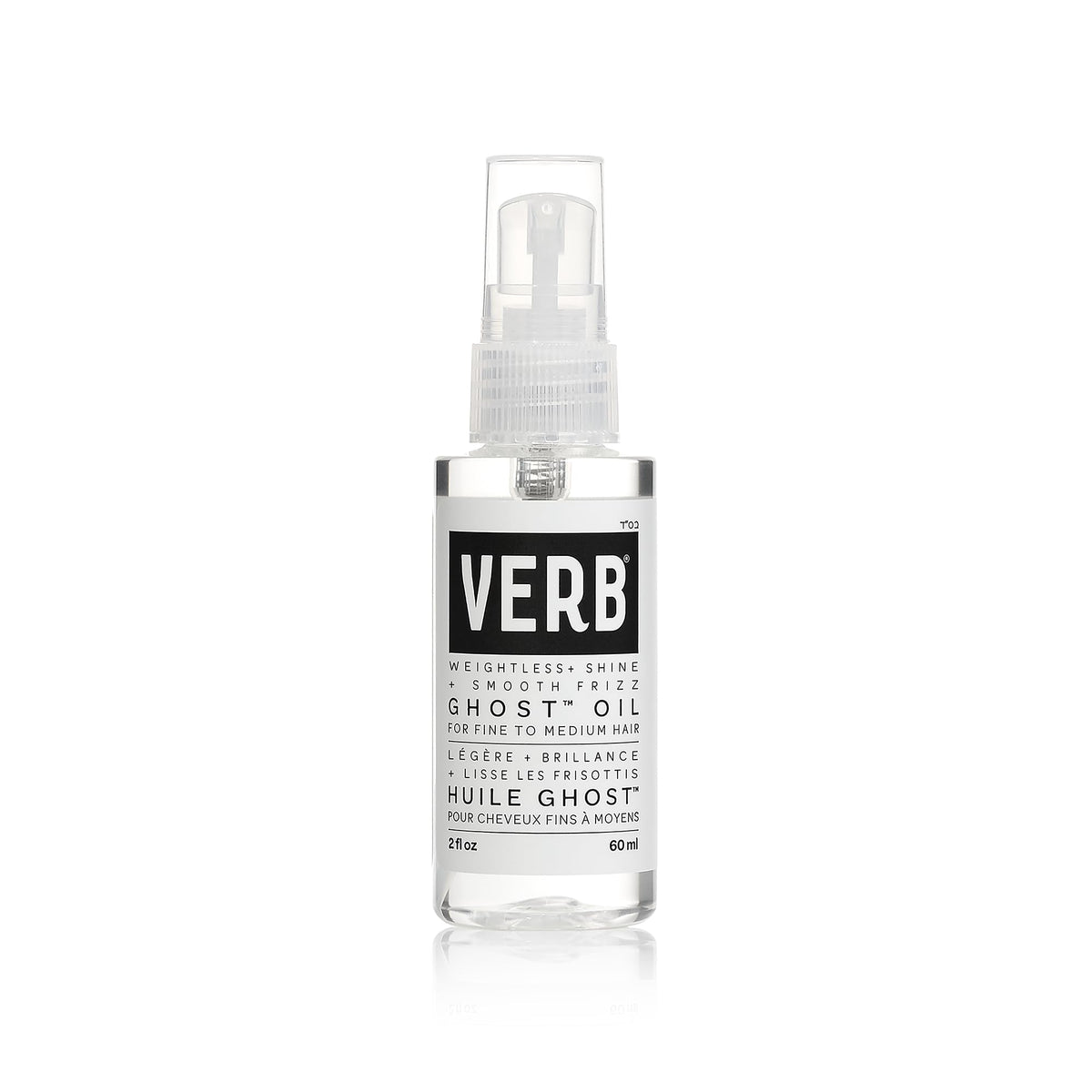 VERB Ghost Weightless Fine Hair Oil, 2 oz | For Styling + Heat Protection