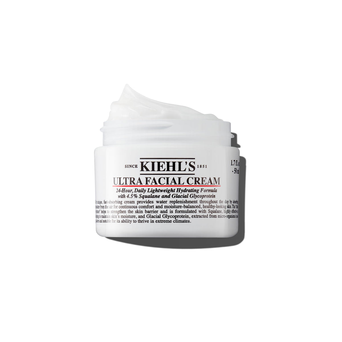 Kiehl's - Ultra Facial Cream Daily Moisturizer, 4.5% Squalane - 1.7 fl oz