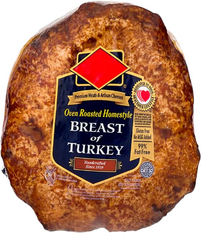 Salutem Vita - Oven Roasted Homestyle Turkey Breast Tender and Juicy for Sandwiches and Salads 1.25 lbs. (actual weight may vary within 5%) - Pack