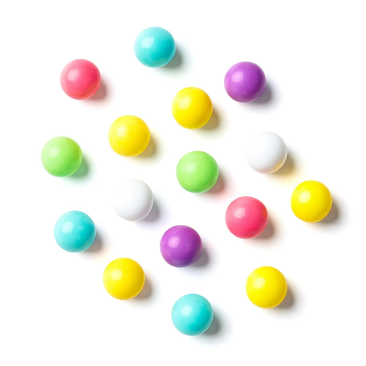 NY Spice Shop Mini Pastel Jawbreakers - 2 Pound Crunchy Jawbreakers Rock Hard Long Lasting Candy Bulk - Colorful Candy Balls for Parties, Snacks Time