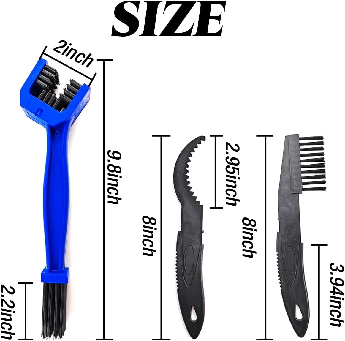 5PCS/Set Bicycle Chain Cleaning Tool Set,Bike Chain Crankset Brush,Motorcycle Washer Cleaner Brush Tools