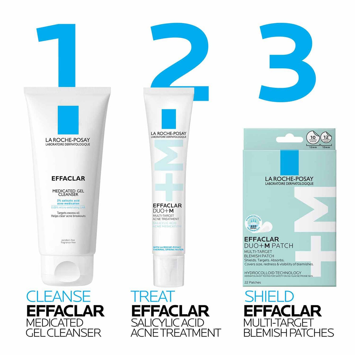 La Roche-Posay Effaclar Salicylic Acid Acne Treatment for Face 1.35 oz