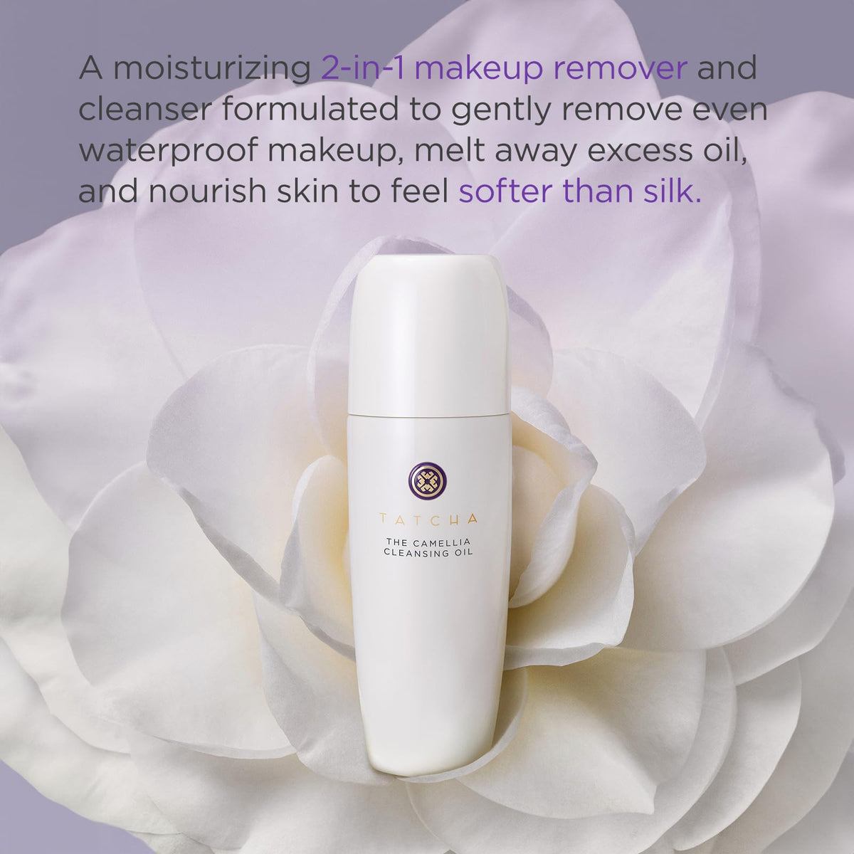 TATCHA The Camellia Cleansing Oil, 2-in-1 Makeup Remover & Face Wash