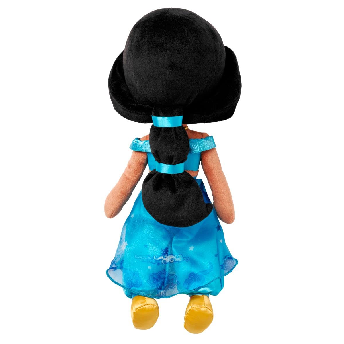 Disney Store Official Princess Plush Doll, Jasmine from Aladdin, Medium 14 Inches, Soft Plushy with Embroidered Features, Princess Toys for Girls, Disney Dolls, Stuffed Animals for Girls