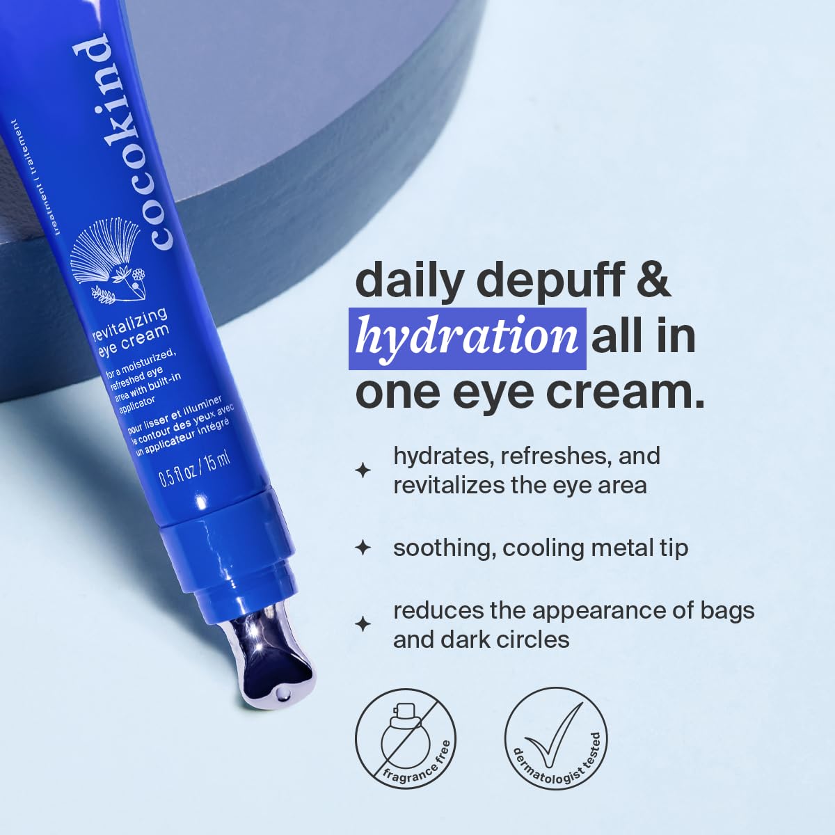 Cocokind Revitalizing Eye Cream, 0.5 Fl Oz