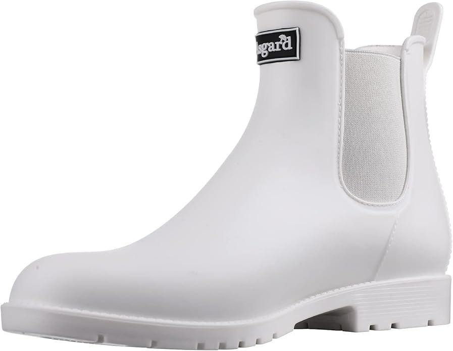 Asgard Women's Ankle Rain Boots Waterproof Chelsea Boots