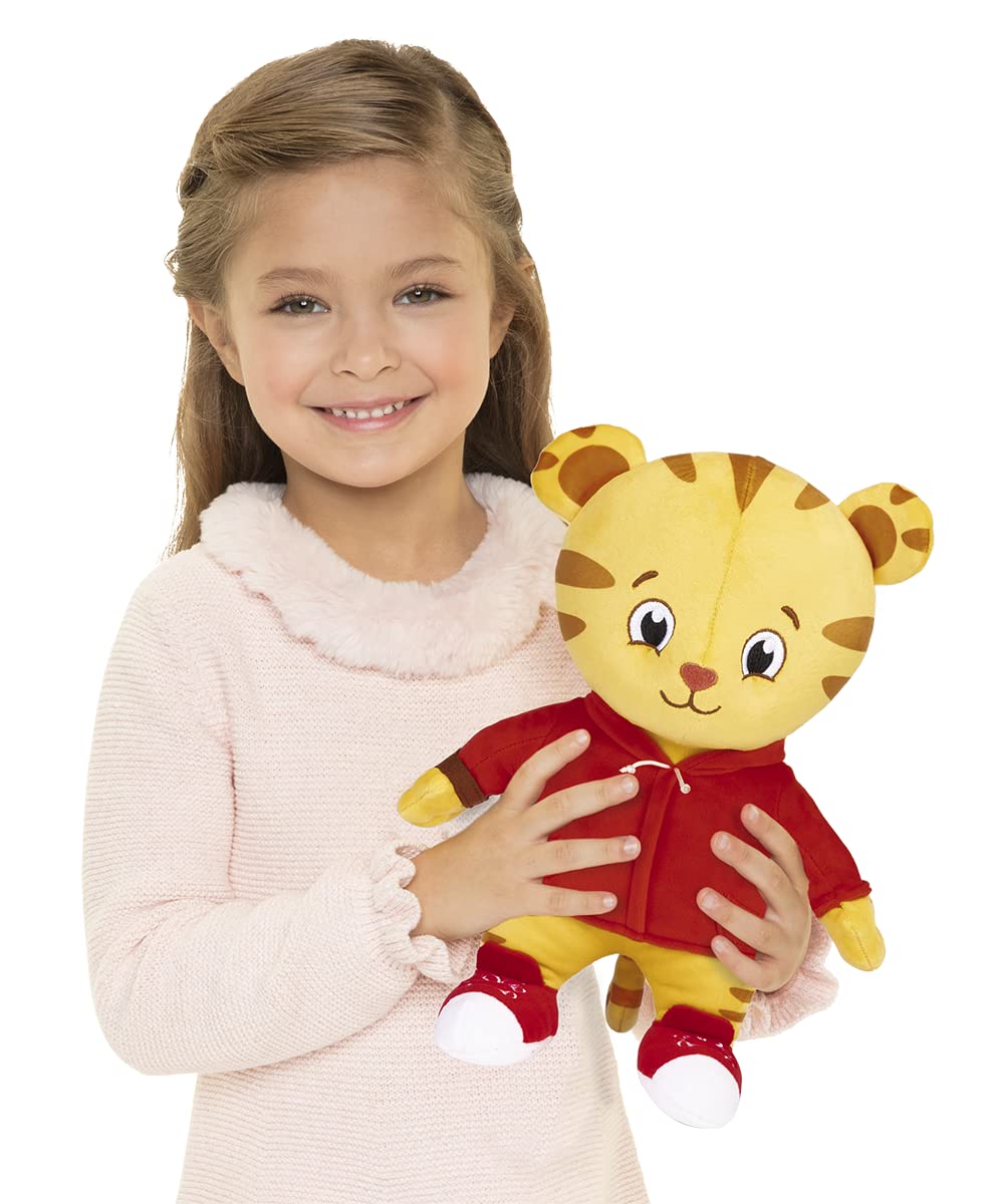 Daniel Tiger's Neighborhood Cuddle Up Daniel Tiger Plush Toy Super Soft Kids Character Stuffed Plush Toy - Polyester Microfiber - for Boy and Girls, 12 Inches Tall!