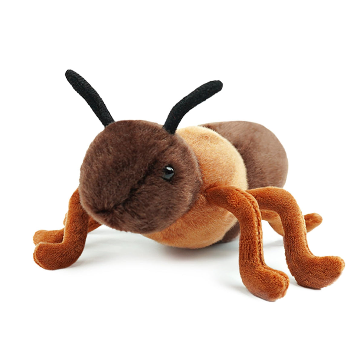 JUSTQUNSEEN 7-Inch Realistic Ant Stuffed Animal Plush Toy, Soft Stuffed Insect for Kids & Toddlers, Friendly Educational Model for Science Learning, Halloween Christmas Birthday Gift