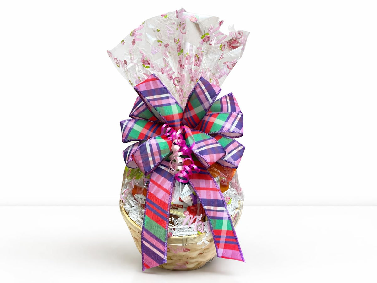 Customizable Gift Basket stuffed with chocolates cookies snacks and candies by MISTERGIFTBASKET.COM Hand-crafted for women men client sympathy
