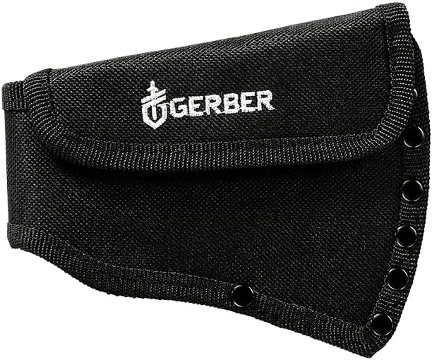 Gerber Gear Pack Hatchet - 3.5" Steel Blade Axe with Full Tang - Survival, Bushcraft and Camping Gear - with Mountable Nylon Sheath