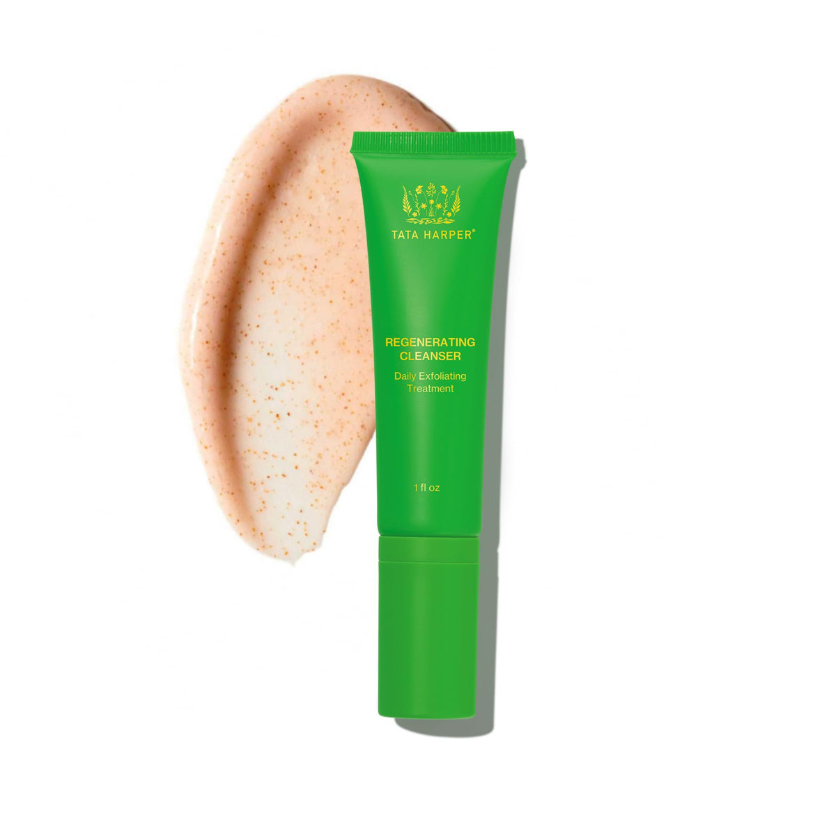 Tata Harper Regenerating Cleanser | Daily Cleansing & Exfoliating Facial Cleanser with Beta Hydroxy Acid | Clinically Proven Natural Skincare for Uneven Texture & Lack of Radiance,1 Fl Oz