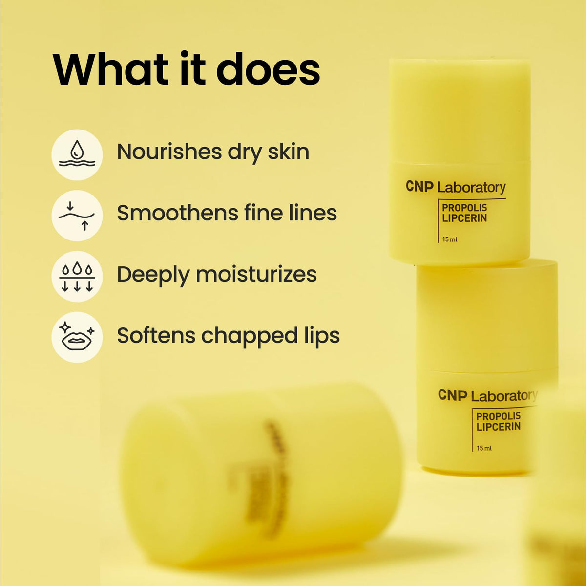 CNP Honey Lip Butter - Propolis Lipcerin™ 01 Original, 0.5 fl.oz.