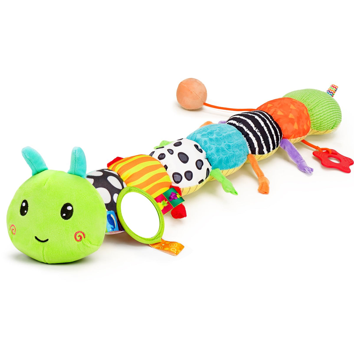 Baby Toys 0-6 Months Musical Stuffed Caterpillar Newborn Tummy Time Toys