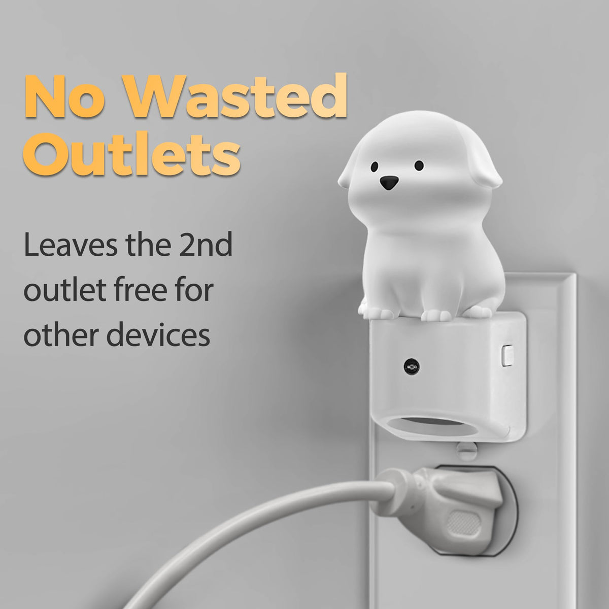 DORESshop Night Light for Kids,3D Cute Puppy Kids Night Light with Sensor