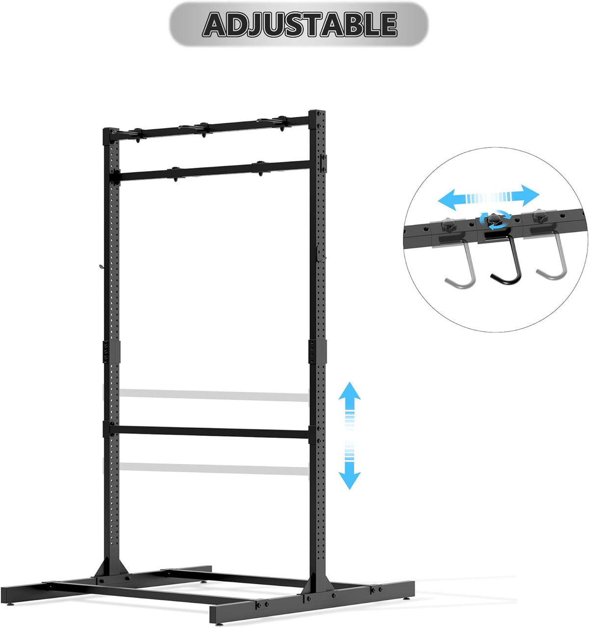 Freestanding Bike Storage Rack, Heavy-Duty Steel Vertical Bike Rack for Indoor Outdoor Floor Stand Max 8 Bike Bicycle Organizer, 600LBS Bike Storage Rack for Home and Garage