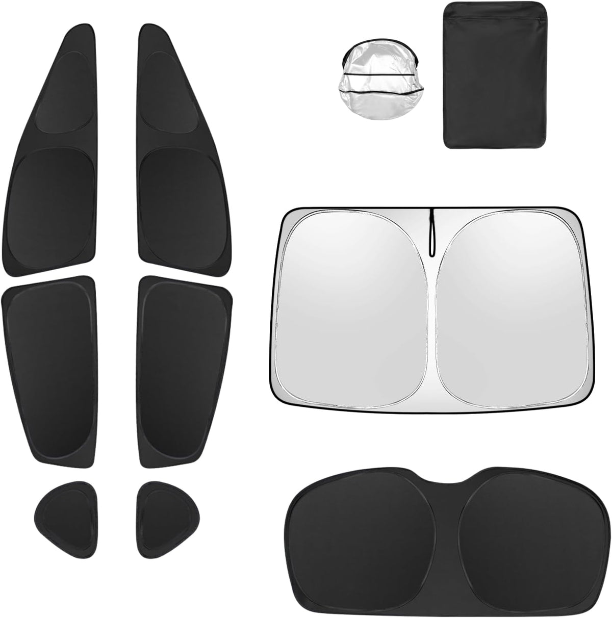 8pcs Car Window Shades for Subaru Crosstrek 2018-2023 Accessories,Windshield Side Rear Full Sunshade,Sun Visor UV Blocking, Privacy Protection and Blackout for Camping Outdoor