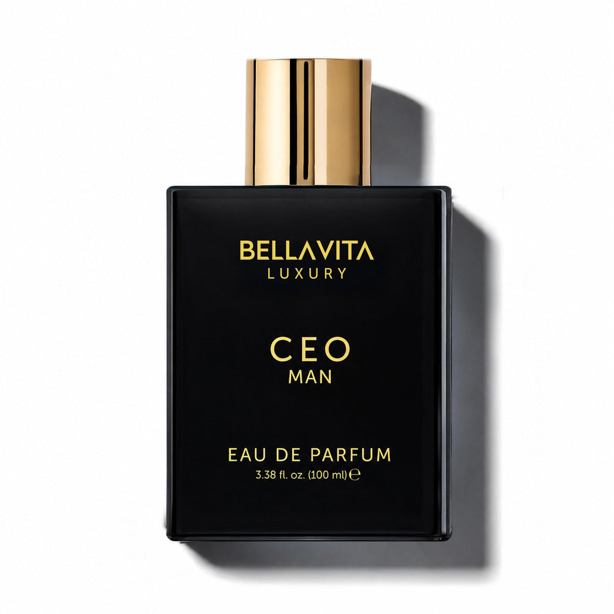 BellaVita Luxury CEO Man Perfume for Men (3.38 fl.oz) | Long-Lasting Men's Perfume with Lemon, Lavender, Tonka Vetiver & Moss Fragrance for Man | CEO Parfum for Men | Valentine's Day Gift for him