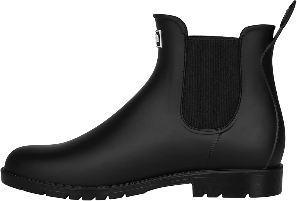Asgard Women's Ankle Rain Boots Waterproof Chelsea Boots