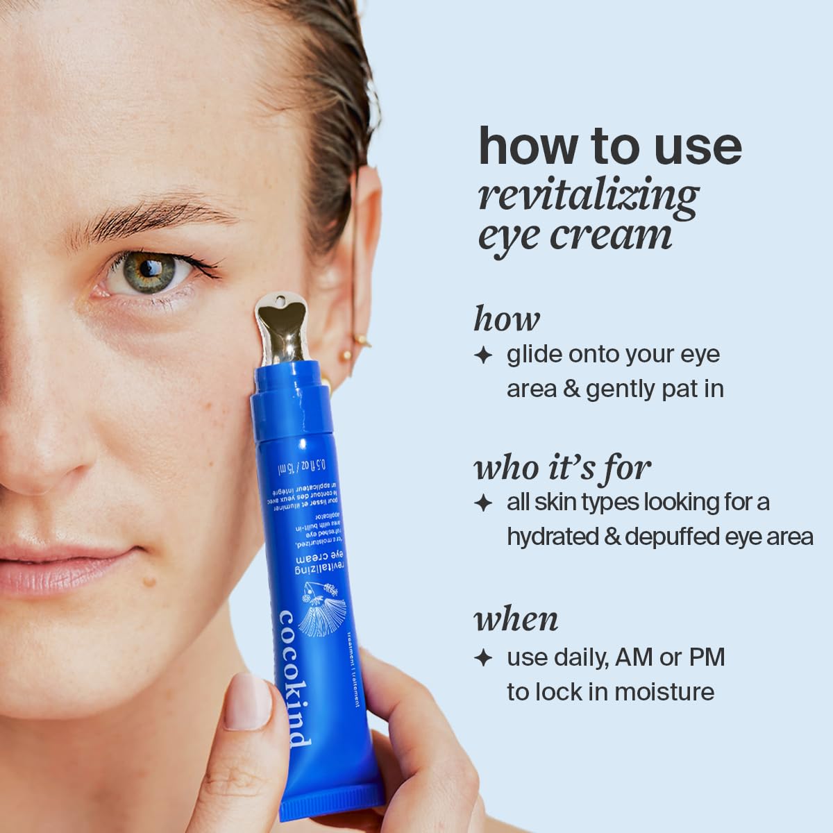 Cocokind Revitalizing Eye Cream, 0.5 Fl Oz