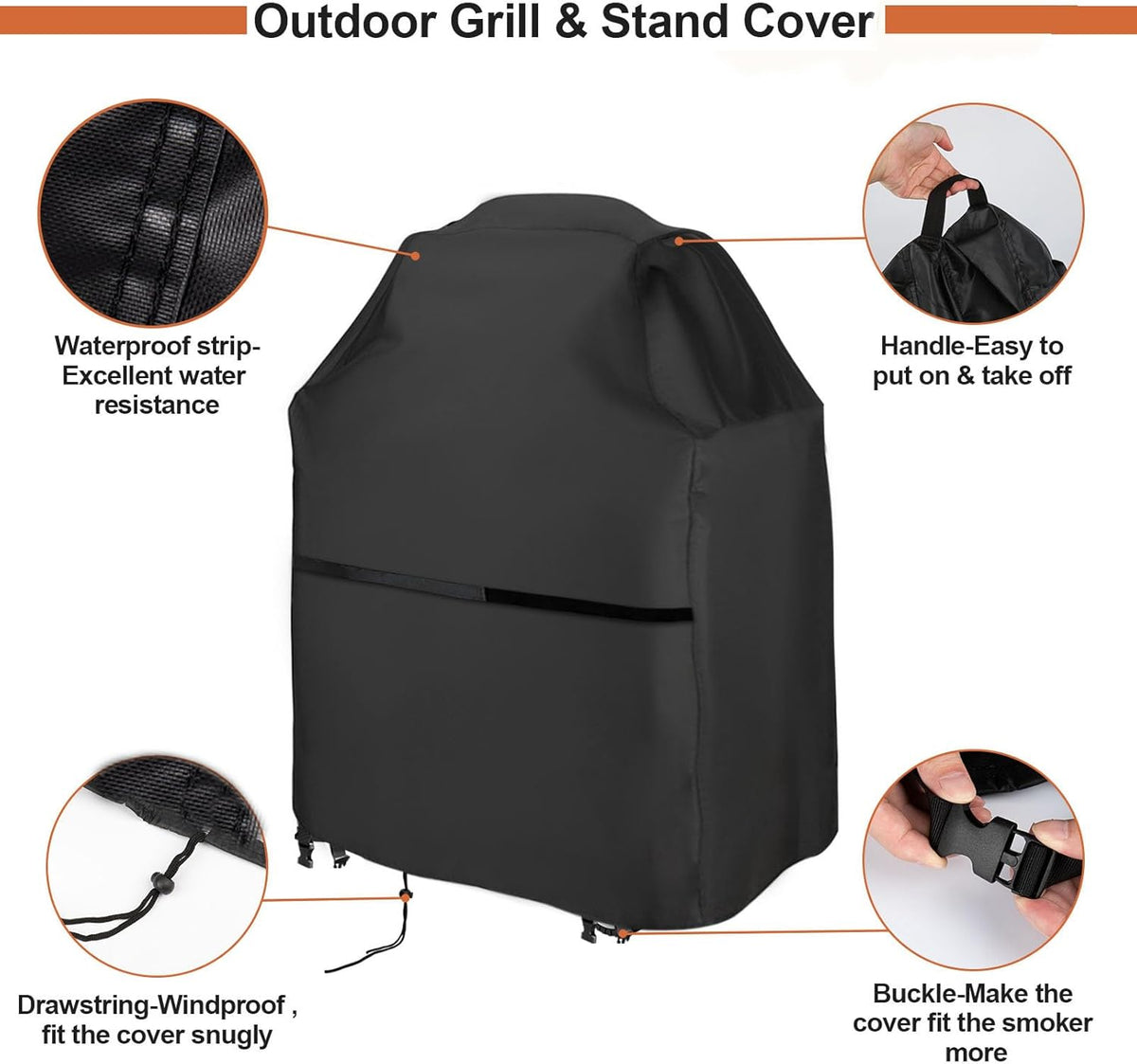 Grills Cover for Master Cook Propane Gas Grill, Waterproof Outdoor Barbecue Grill Covers - 20" D x 40" W x 40" H