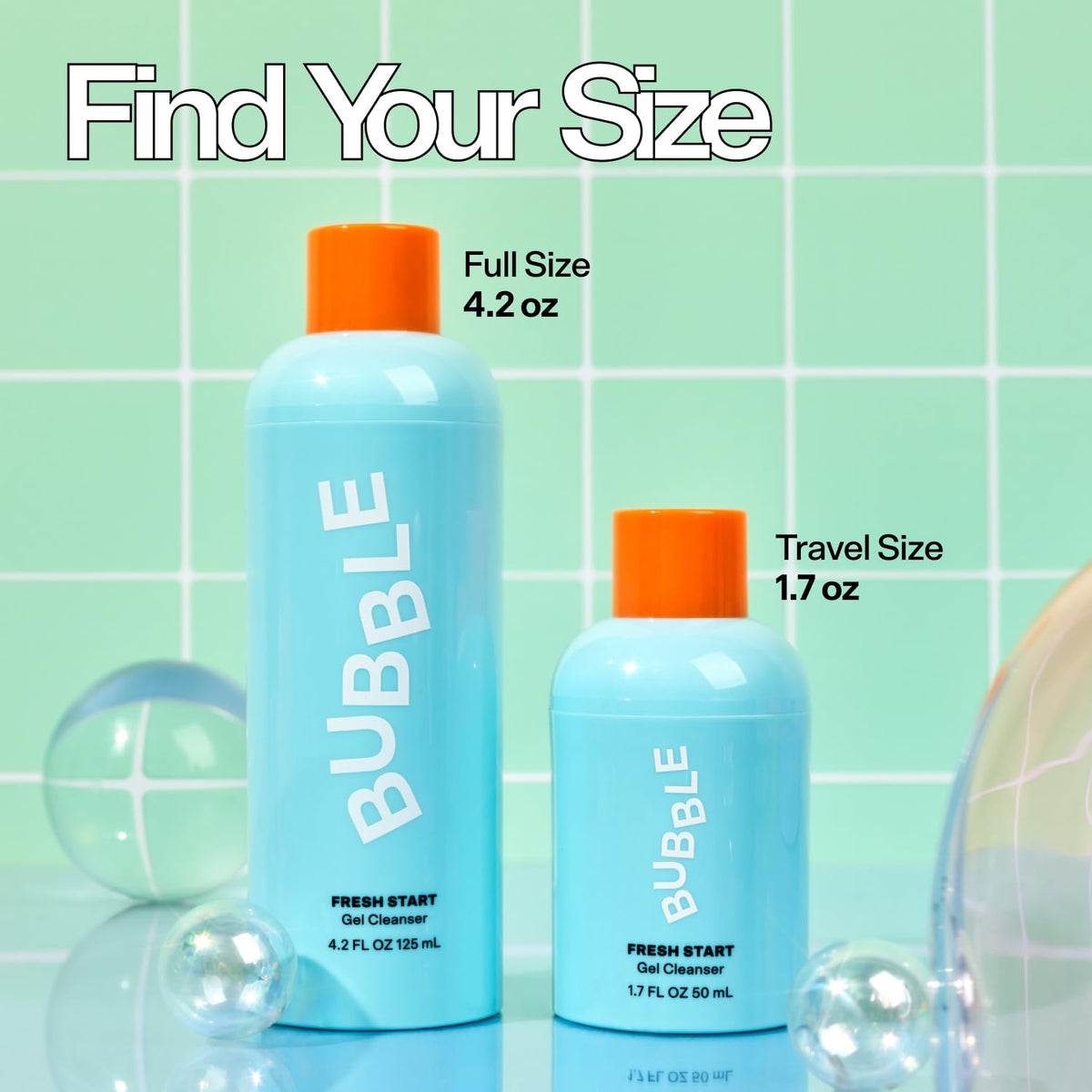 Bubble Skincare Fresh Start Gel Face Cleanser, Gentle for Oily Skin, 125 ml