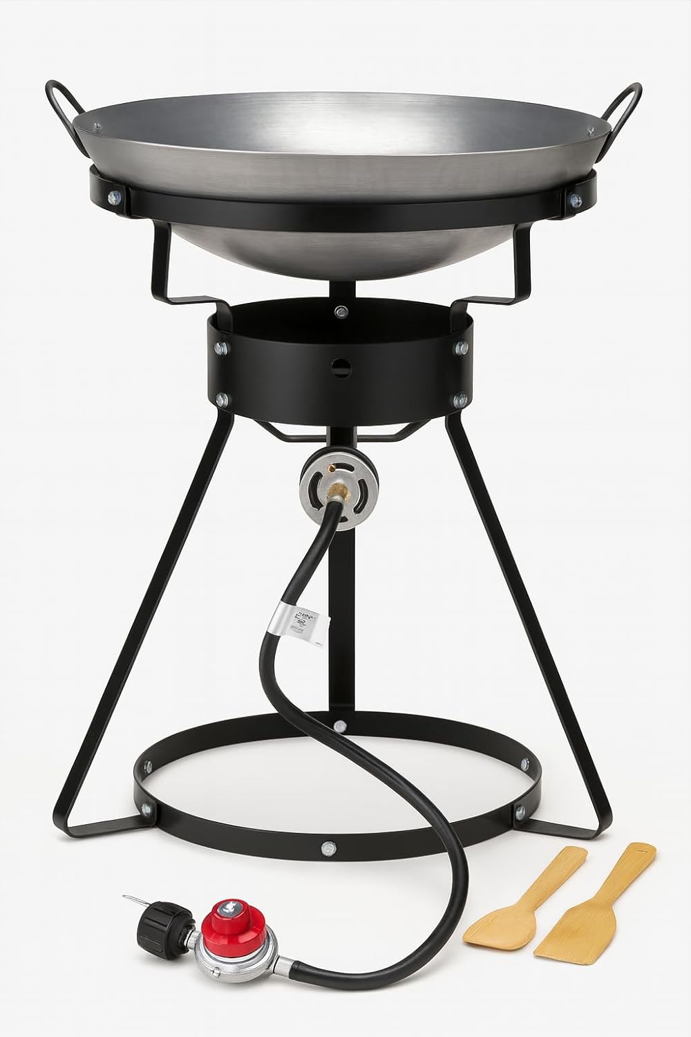 Camp Stove with Wok-24" Portable Propane Outdoor Cooker Grill