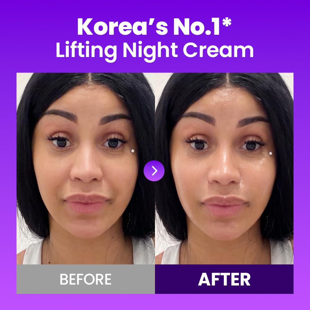[Cardi B's Pick] BIO HEAL BOH Probioderm 3D Lifting Cream 1.69 fl oz - Advanced Korean Facial Night Cream with 17-Peptide Complex & Probioderm for Face & Neck, Butter-Rich Texture for Perfect Slugging