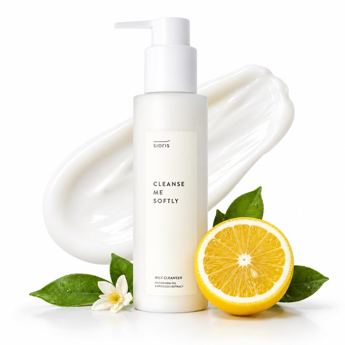 SIORIS Cleansing Milk & Makeup Remover, Korean Face Wash for Sensitive Skin