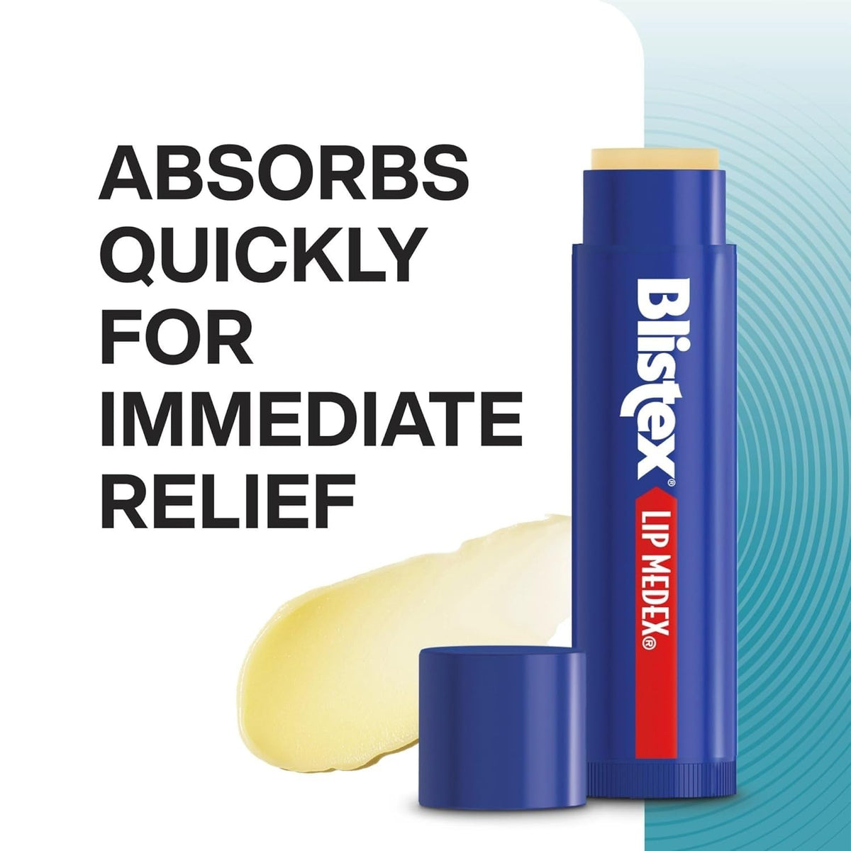 Blistex Lip Medex Medicated Lip Balm, 24 Hr Moisture, 0.15 oz, 3 Count