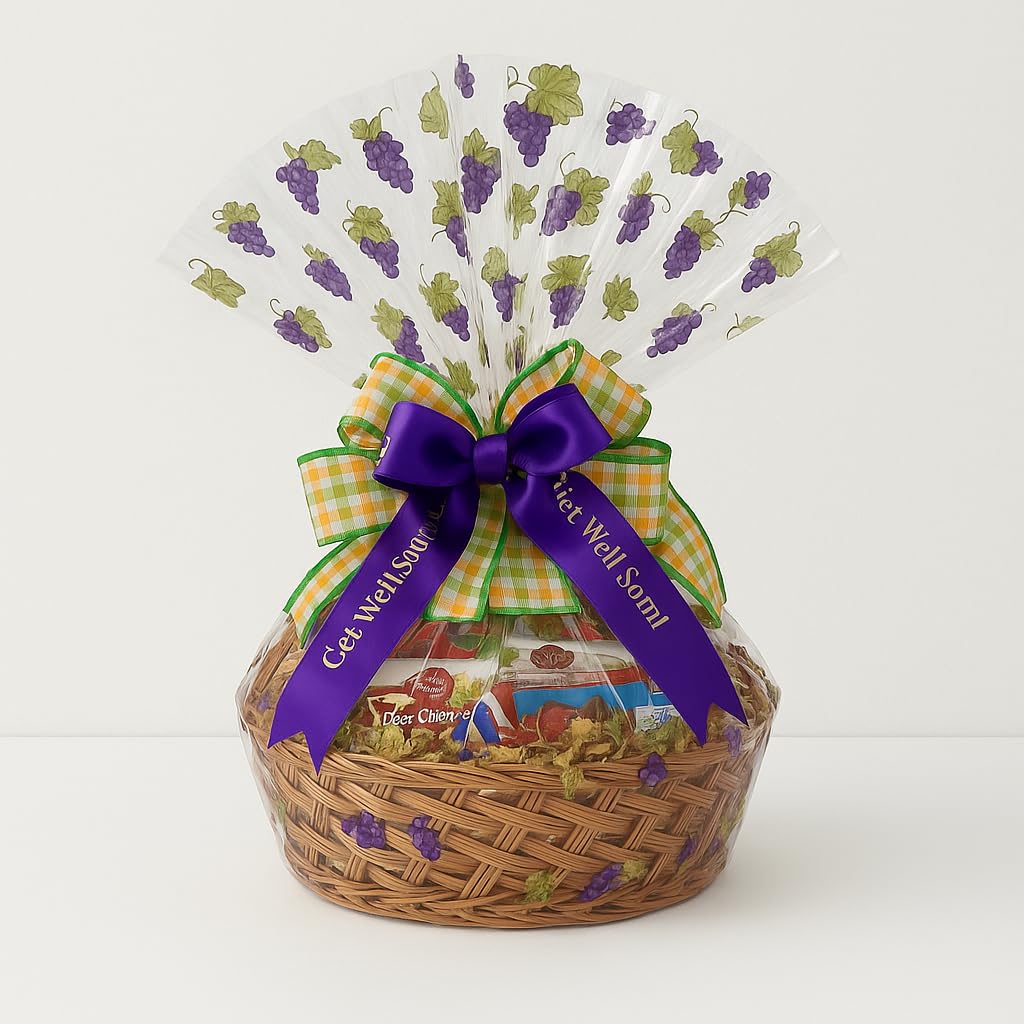 Customizable Gift Basket with Chocolates, Cookies, Snacks & Candy - Handcrafted by Mister Gift Basket - Perfect Birthday, Sympathy, Holiday, Thank