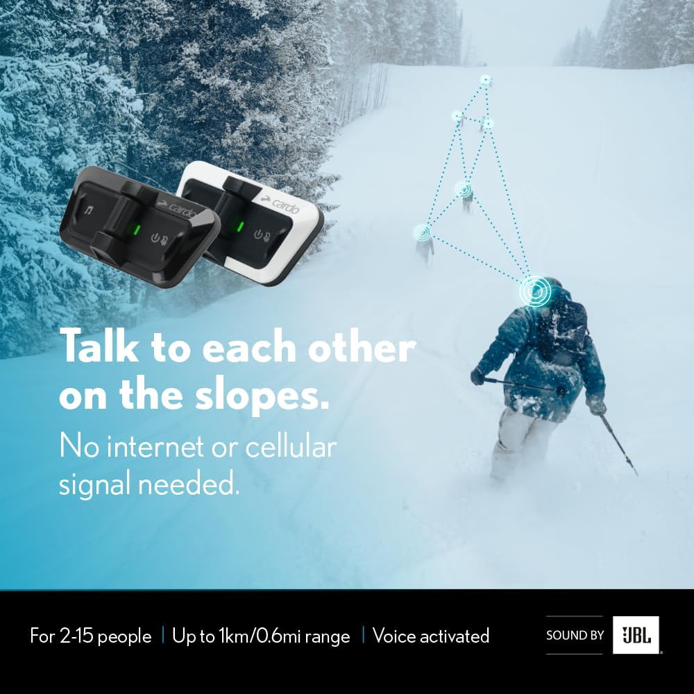 Cardo Packtalk Outdoor Family Pack - Group Communication and Audio (4 Pack)