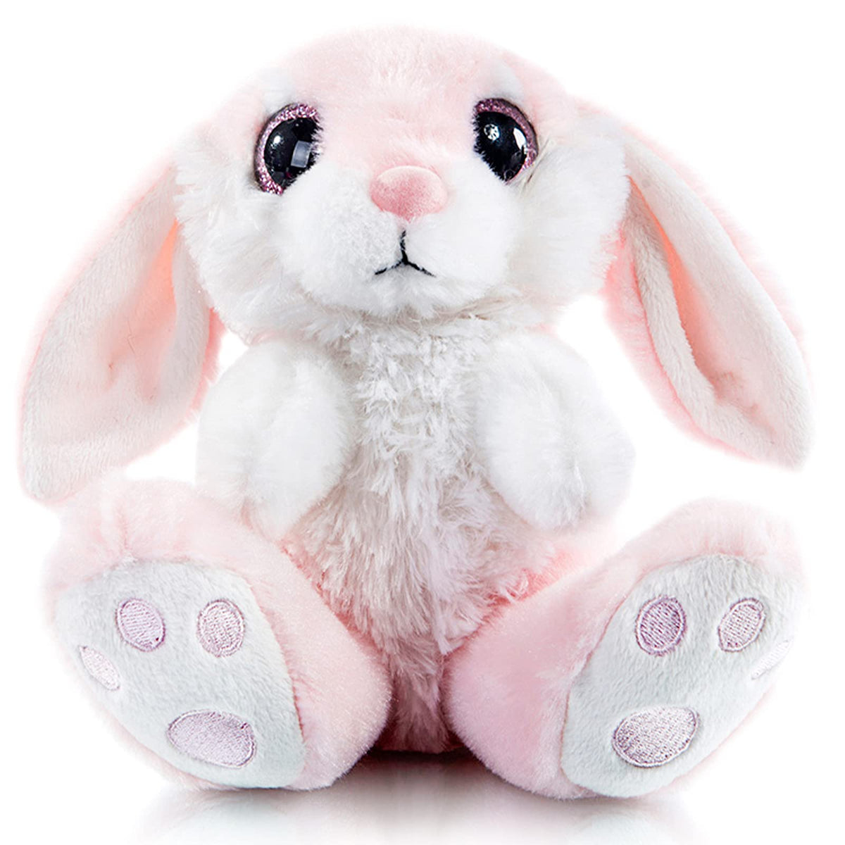 My OLi Plush Bunny Rabbit Stuffed Animal, 8.5 inches, Pink